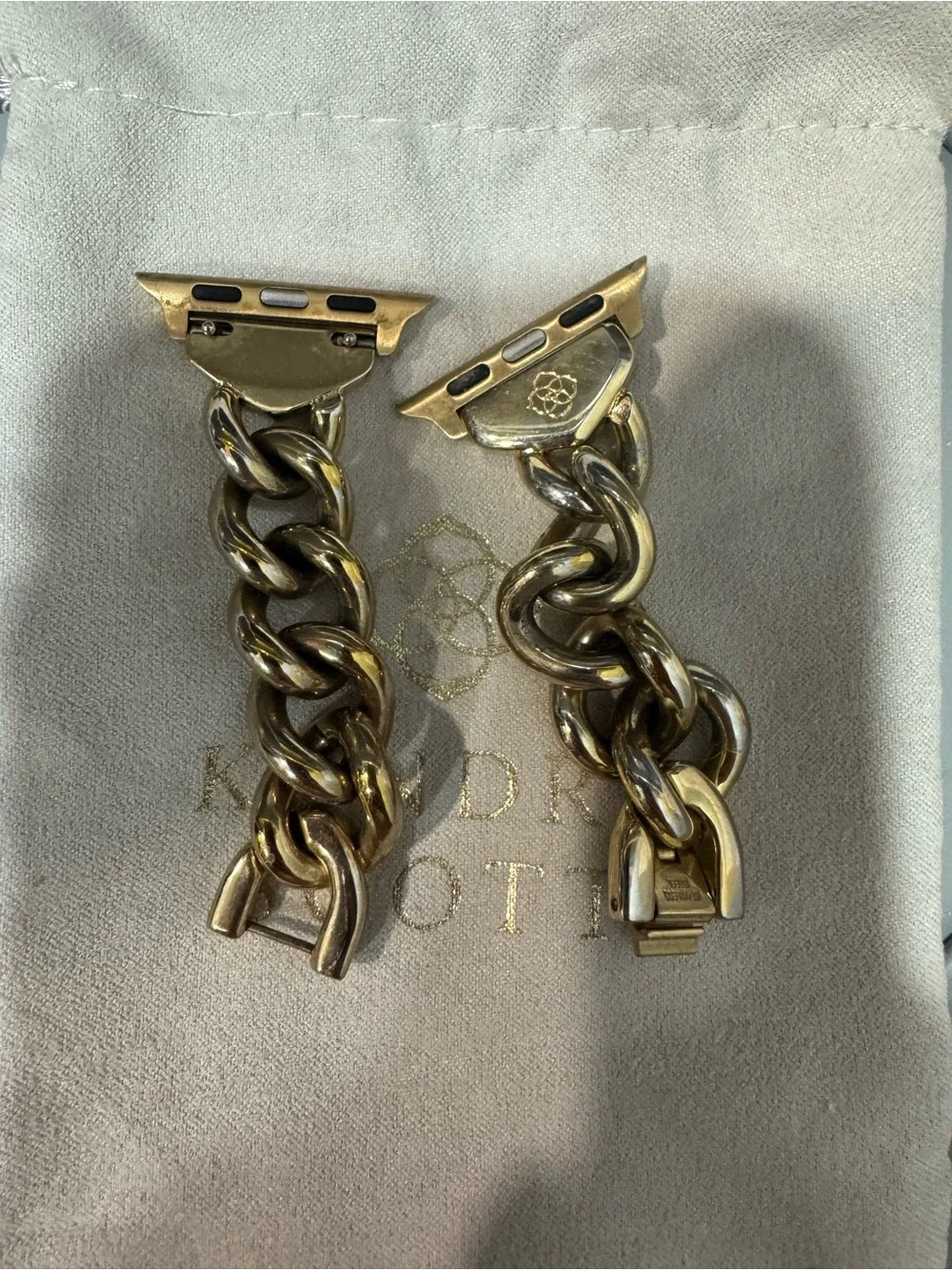 Kendra Scott Gold-Tone Chunky Chain Apple Watch Band Adapter